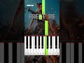 Free Fire Tune On Piano Easy Piano Tutorial Shorts Freefire Ff 