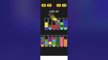 Water sort puzzle level 451