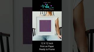 Psychedelic Trance Portal Wall Art for Anxiety Relief &amp; Healing Spaces