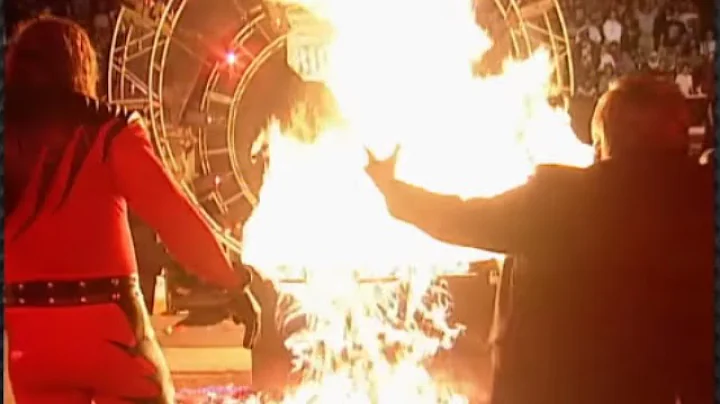 Kane burns The Undertaker: Royal Rumble 1998