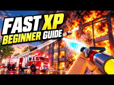 BEST BEGINNER GUIDE in FIREFIGHTING SIM (XP FAST, BEST VEHICLES, CONTROLS, TIPS &amp; TRICKS) Roblox