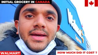 FROM WHERE TO BUY GROCERY IN CANADA || GROCERY FROM WALMART || INDIAN STUDENT IN CANADA 2022 ||