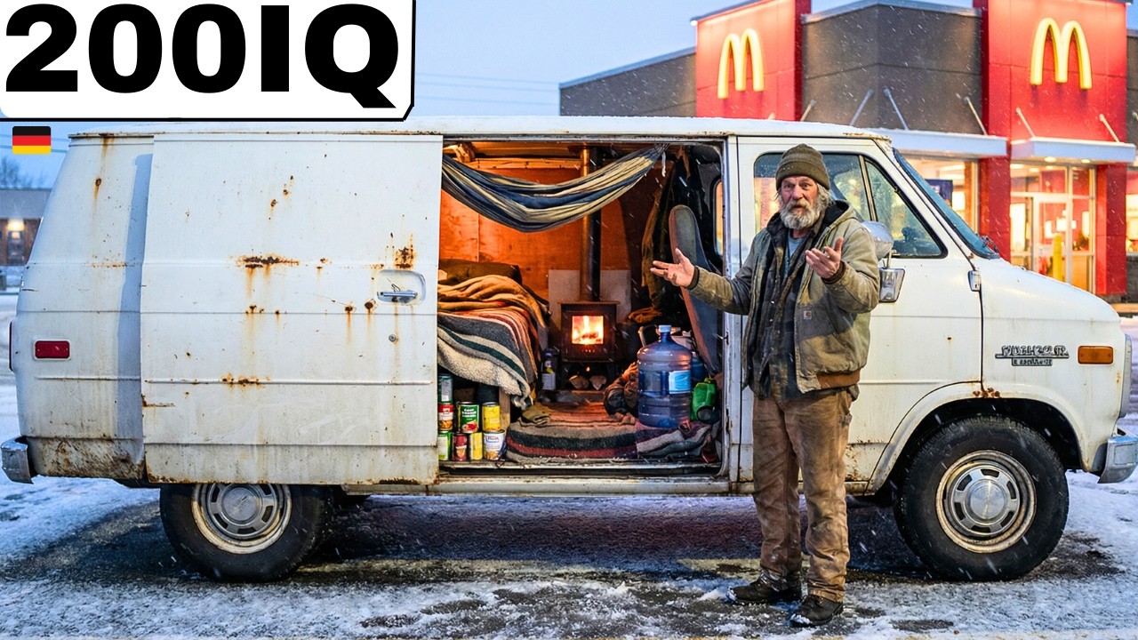 Wie Obdachlose einen Van in ein gemütliches Zuhause verwandeln