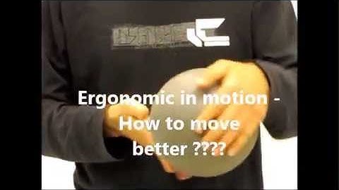 Ergonomic in Motion - erez Alon . 5 min. presentation