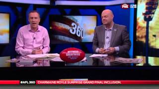 CHARMAINE ROYLE FOX FOOTY FAN STUDIO