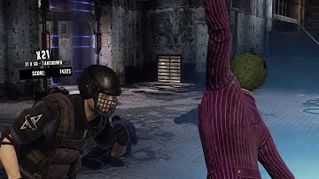 Batman: Return to Arkham Asylum Maximum Punishment combat challenge as Joker