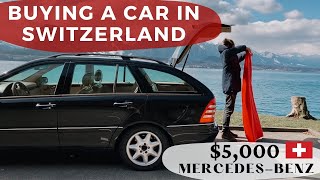 Buying a Car in Switzerland: How We Bought a Mercedes for $5,000 screenshot 5