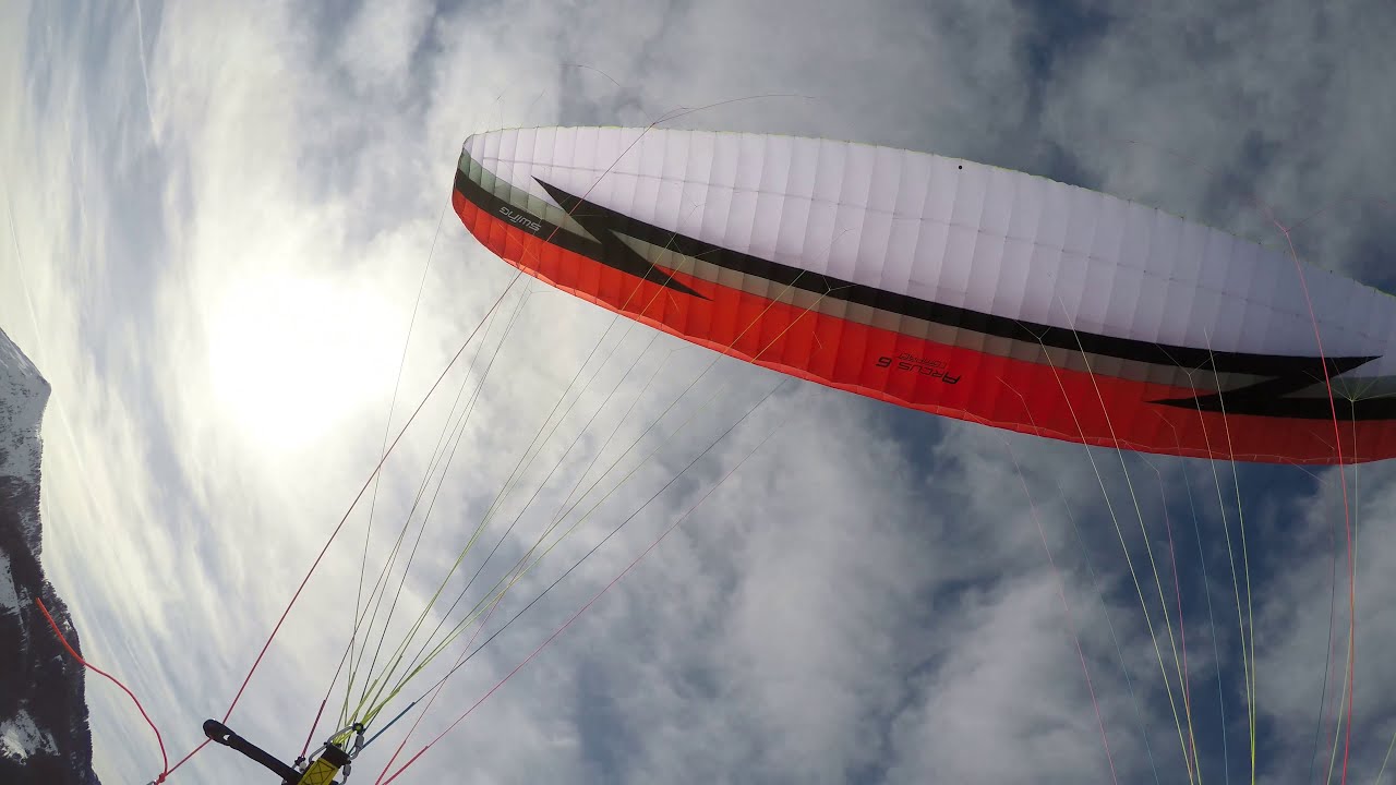 Gleitschirm Fliegen in Radstadt/Altenmarkt im Winter (Februar 2019)