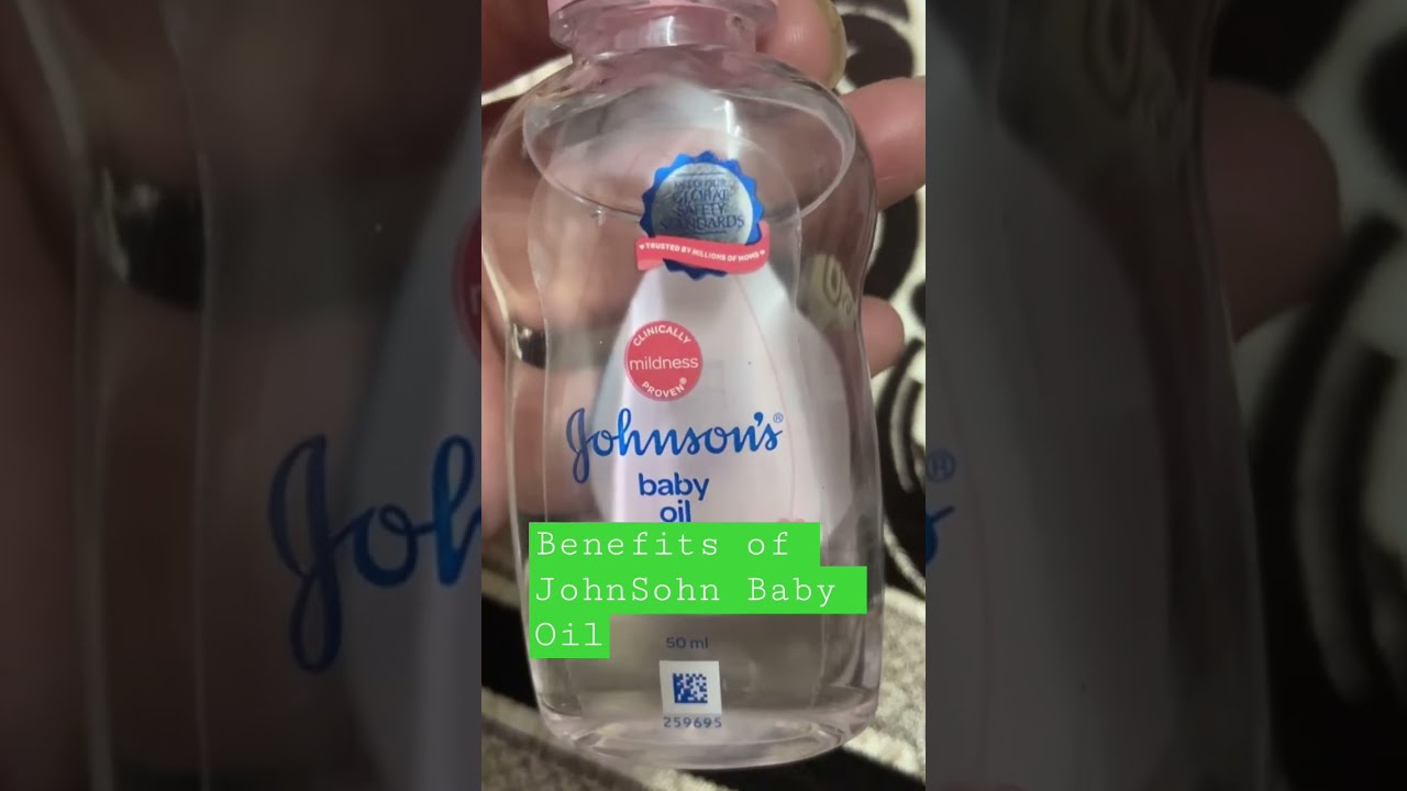 Johnsons Baby Oil Uses For Skin  SkinCare  Healthcare Routine   Shorts  youtubeshorts