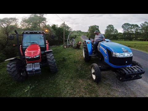 Elektrik Tellerinde Değdiği İçin Kesilen Ağaçları Şavşat'a Taşıdık | Massey Ferguson 5440