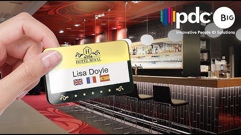 Selfit® Pro badge for Hotels & Retail - PDC BIG