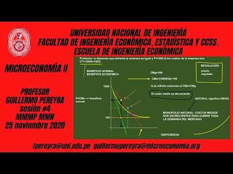 Microeconomía II monopolio multiplanta y monopolio natural Microeconomía II monopolio multiplanta y monopolio natural