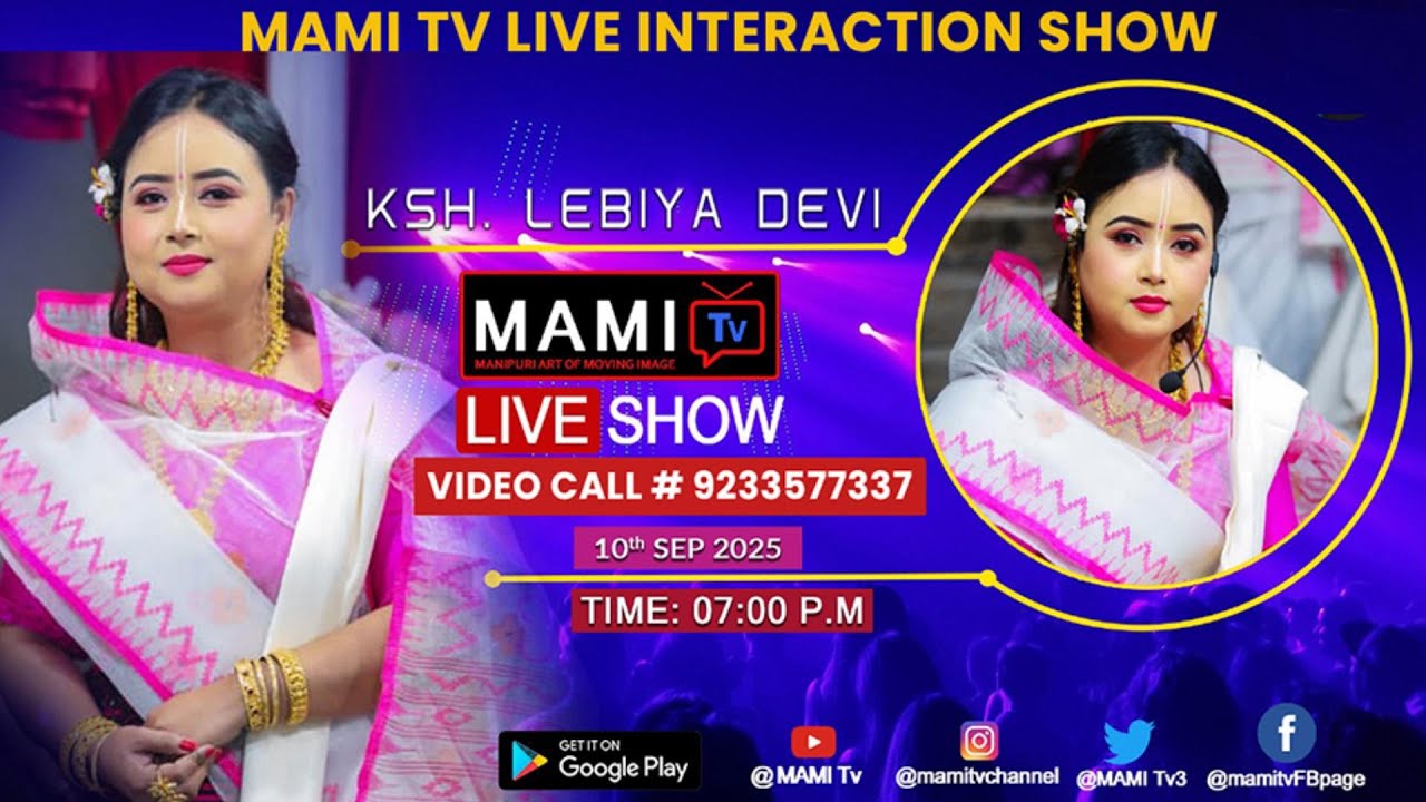 LIVE INTERACTION SHOW II LEBIYA KSHETRIMAYUM (SINGER SANKIRTAN) II 10th SEP. 2025 II AT 7 PM II EP-1