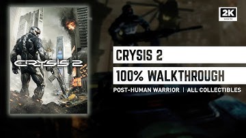 Crysis 2 - Mission 1 In At The Deep End - Post Human Warrior - Ultra 2K 60 FPS