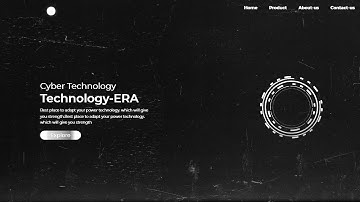 How To Make Animated Website Design Using HTML And CSS Step By Step