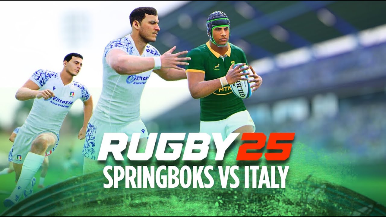 Rugby 25 | SOUTH AFRICA vs ITALY | 2025 International Rugby - YouTube