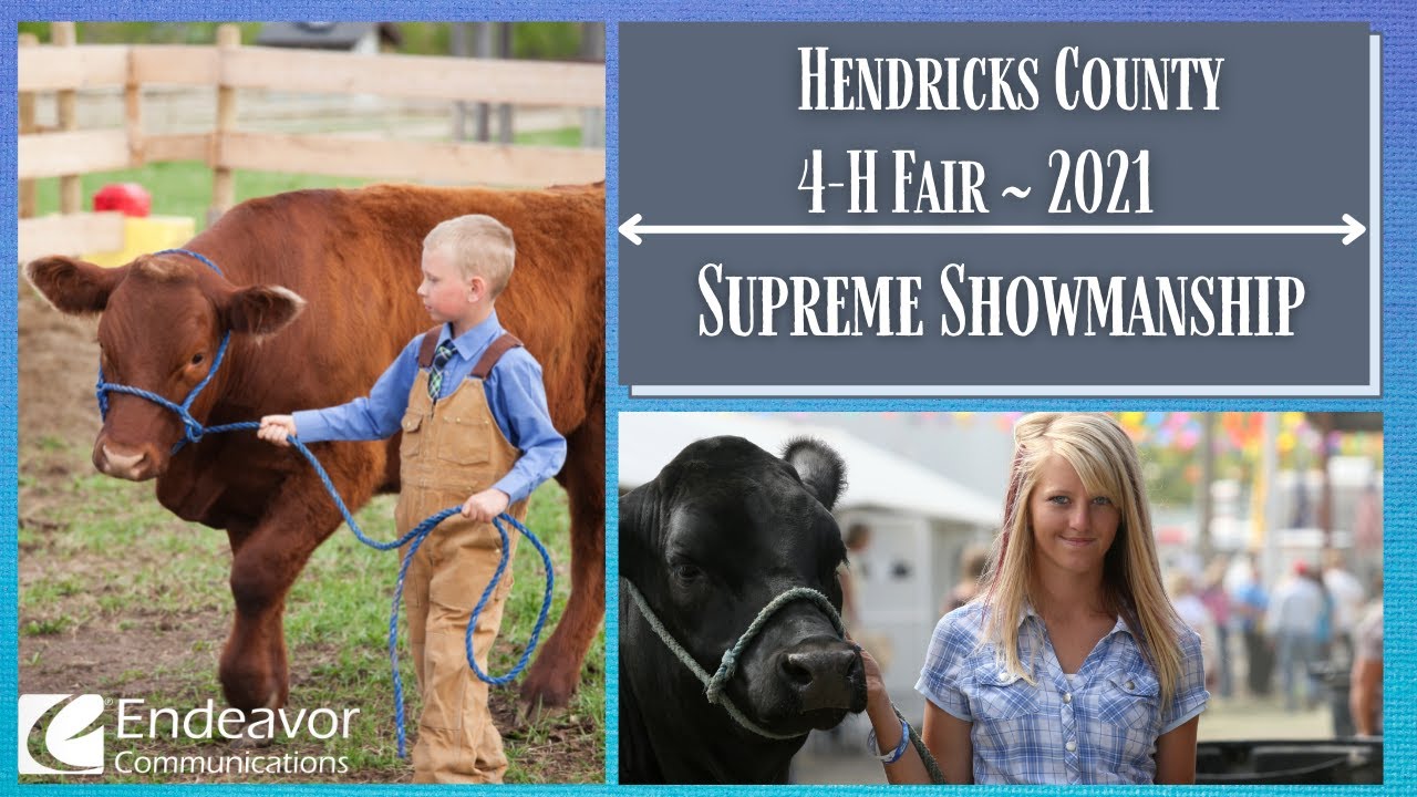 Hendricks County 4H Fair Supreme Showmanship YouTube