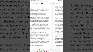 Bonku Babu’s Friend TYPED FORMAT/revised pdf. quest/ ans./ rtcs #icse #english #lit #bonkubabu
