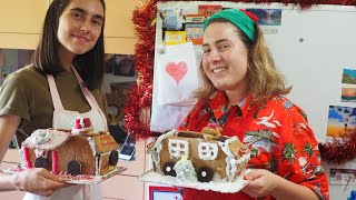 making a gingerbread van || vegan Christmas baking