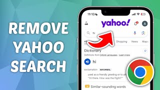 How to Remove Yahoo Search in Google Chrome