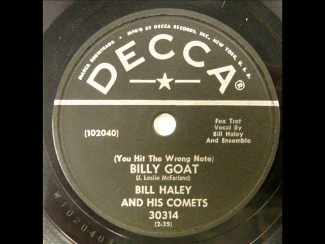 Bill Haley & His Comets - You Hit The Wrong Note Billy Goat