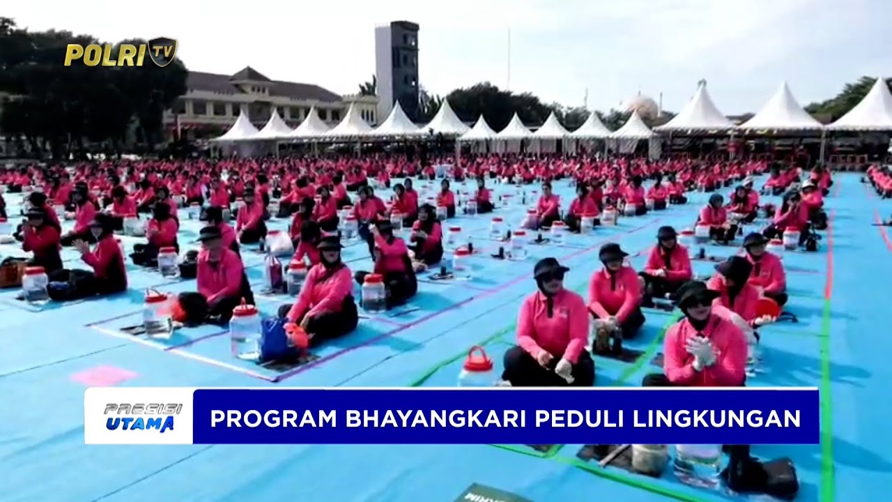 BHAYANGKARI BERKOMITMEN JAGA KELESTARIAN LINGKUNGAN MELALUI ECO ENZYME