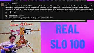 Second response to Leo Gibson's Who Nails the Real SLO 100 ?? video
