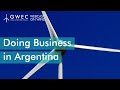 Webcast on Wind: Doing Business In Argentina