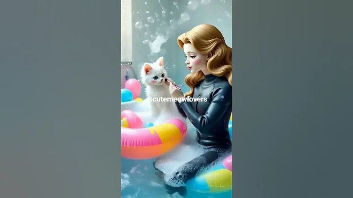 Video 11274891: cat kitty cute, cute cat bathtub, mom cat, cutest cats, meow