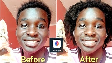 Simple edit tutorial using faceapp