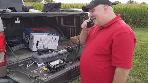 HF Drone Antenna QSO on 40m