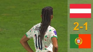 Austria vs Portugal 2-1 Highlights || Women's Nations League 2023