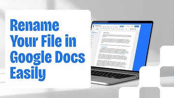 Renaming and name a File in Google Docs