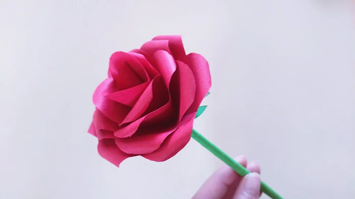 超簡單的玫瑰花折法，簡單易學關鍵漂亮，女生都喜歡 - 天天要聞