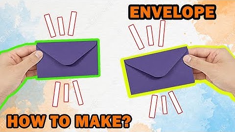 How To make a Easy Origami Envelope Tutorial - DIY - Paper Kawaii
