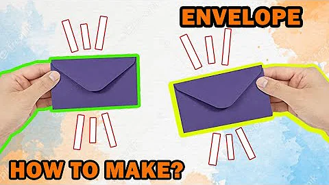 How To make a Easy Origami Envelope Tutorial - DIY - Paper Kawaii