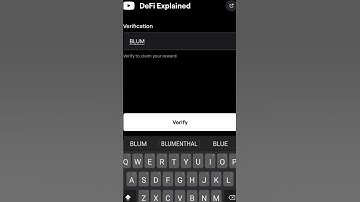 DeFi Explained Blum Video Code  DeFi Explained Blum Today Verify Keyword Today Code DeFi Explained