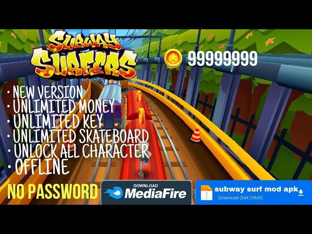 Subway Surfers v1.99.0 Mod (Unlimited Coins / Keys / Unlock) Apk