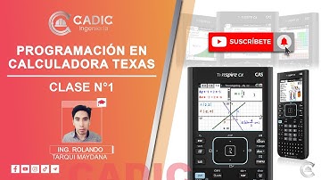 CLASE 1/5 | PROGRAMACIÓN EN CALCULADORA TEXAS