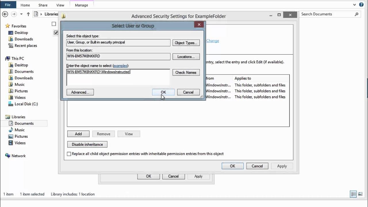 Fix failed to enumerate objects in the container access is denied