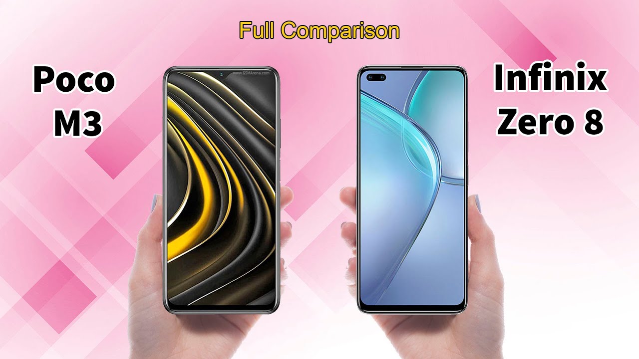 مقارنة Poco M3 vs Infinix Zero 8