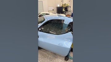 The sounds of window tinting 🎧 #XPEL #WindowTint #Ferrari #ASMR #Tint #ProtectEverything