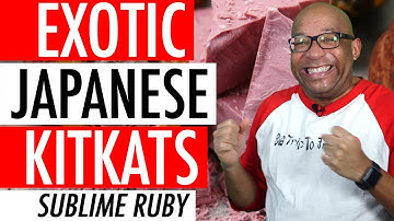 Exotic Japanese Kit Kats Update - Berry Flavor Millennial Pink Kitkat Chocolatory Sublime Ruby 💗 🍫