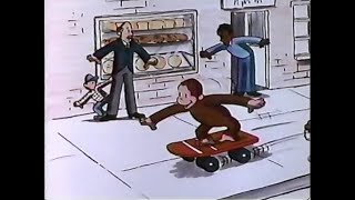 Curious George Unveils a Statue (Old Cartoon 80's)