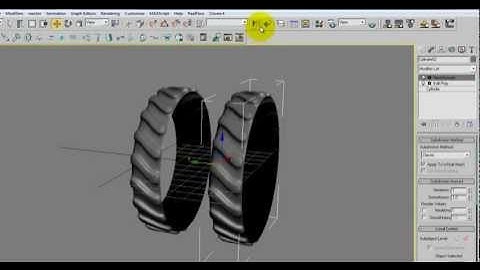3ds max tutorial modeling tractor tire