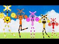 【 踏切アニメ 】異次元の扉に吸い込まれてしまう踏切たち 😂😂😂 Sprunki Incredibox as Fumikiri Railroad Crossings Meme Animation!!!