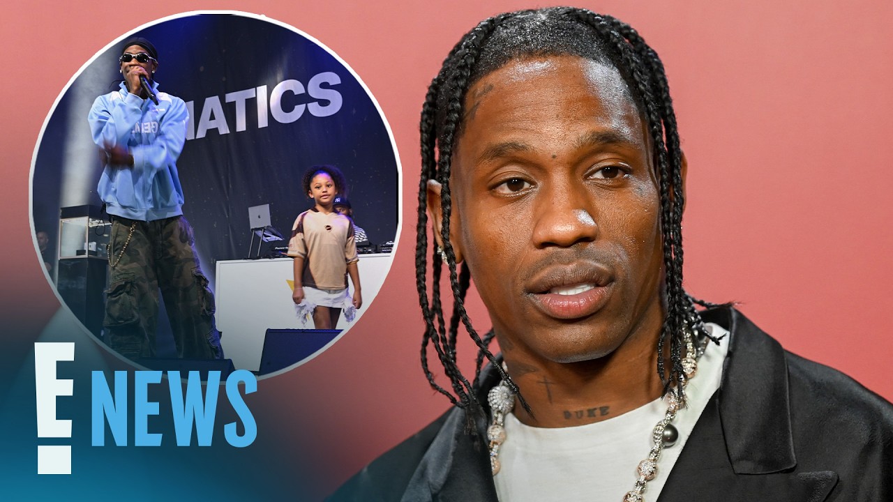 Travis Scott Brings His, Kylie Jenner’s Daughter Stormi Onstage During Fanatics Fest Performance