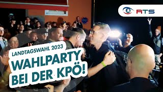 Wahlparty nach Salzburger Landtagswahl: KPÖ Plus feiert Sensationserfolg & Sensationsmann Dankl