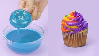 10+ Simple Colorful Cake Decorating Ideas Impress All the Rainbow Cake Lovers | Cat Caron #00050