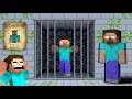 ESCAPING HEROBRINE SECRET  PRISON CELL IN MINECRAFT | #2